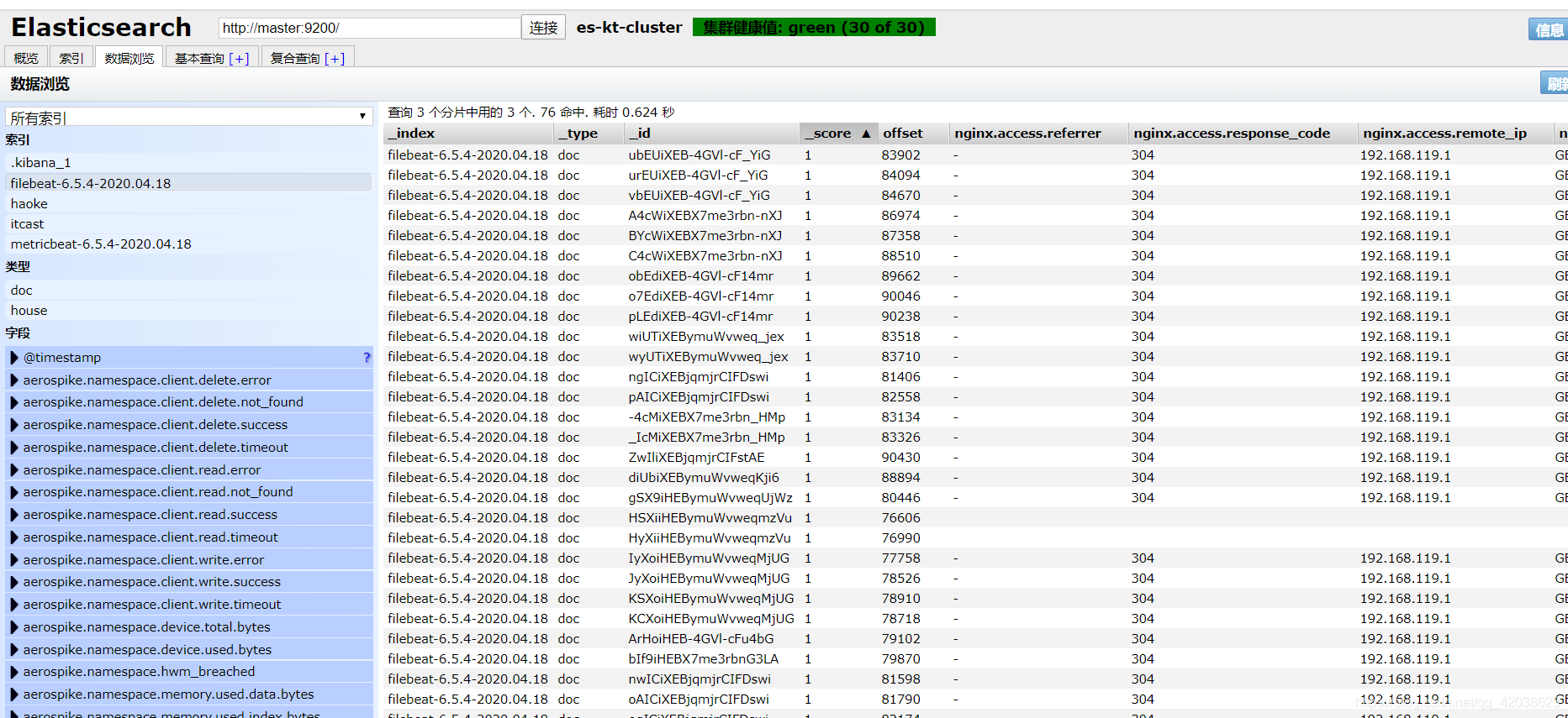 Nginx日志分析系统——Elastic Stack的系列产品的使用-Nickの博客